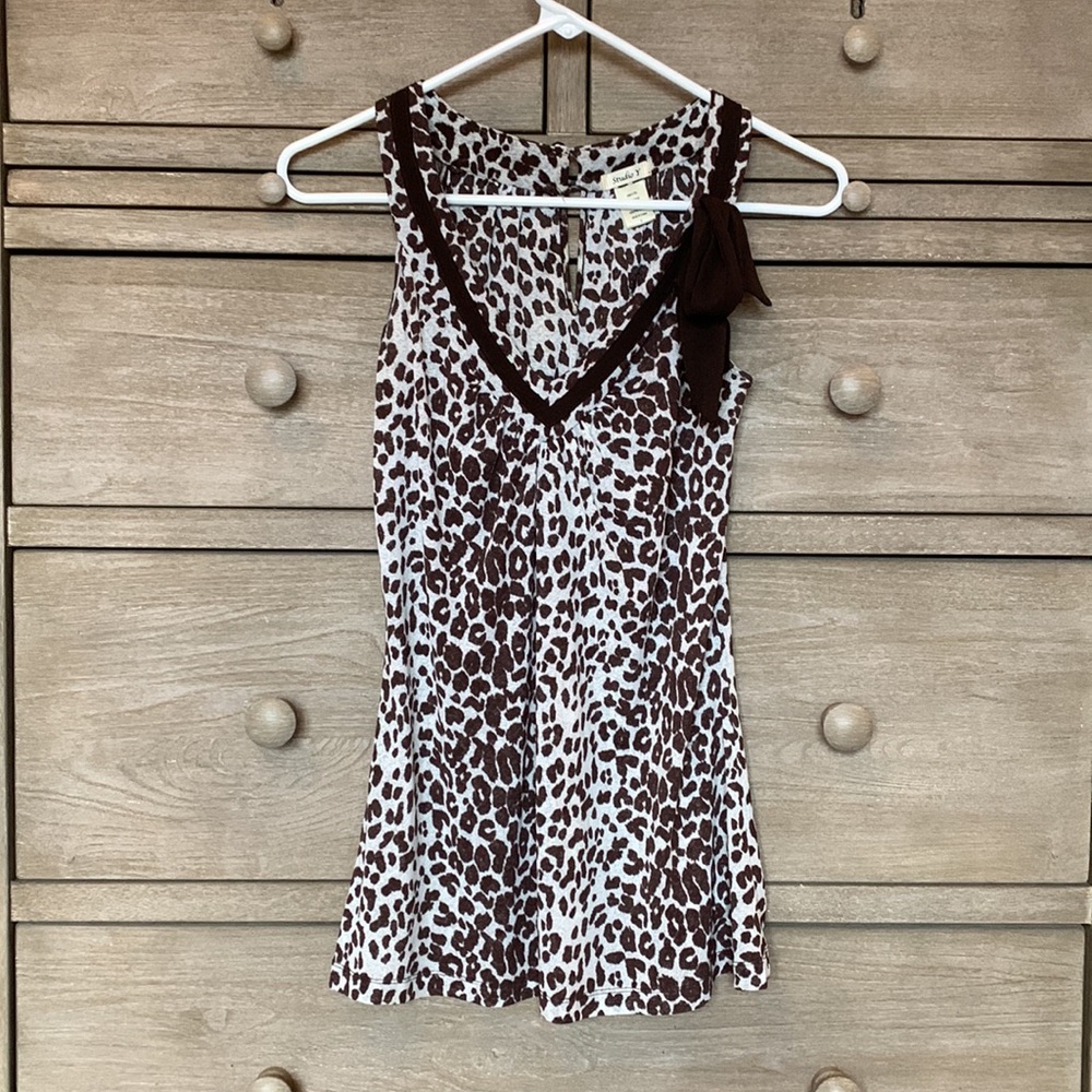 Maurices Studio Y Leopard Print Tank